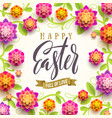 easter greeting card vector image vector image