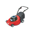 lawn mower garden tool vector image