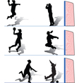 handball women vector image vector image