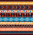 abstract african art tribal seamless pattern vector image vector image