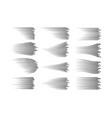 speed lines isolated set vector image