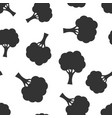 tree sign icon seamless pattern background branch vector image