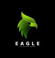 logo eagle gradient colorful style vector image