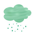 acid rain concept vector image
