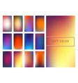soft color gradients background vector image