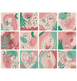 abstract feminine sketch modern hand drawn woman vector image vector image