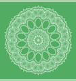 mandala round ornament vector image