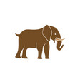 elephant icon design template isolated vector image