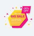 weekend sale banner special offer vector image