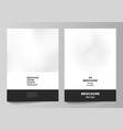 layout a4 cover mockups design templates vector image