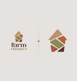 farm house logo template universal creative vector image
