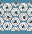 halloween seamless pattern holiday background vector image