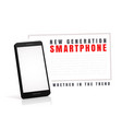 a smartphone vector image