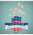 4 july independence day festive background vector image