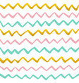 zig zag paint seamless pattern vector image