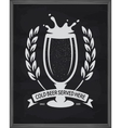 cold beer served here poster pub emblem vector image vector image