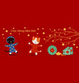 2023 lunar new year tet cute cats rice cakes vector image vector image