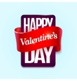 valentine day flyer vector image vector image