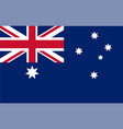 australia flag graphic rectangle australian flag vector image vector image