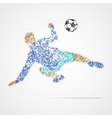 soccer football sport athlete vector image