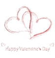 st valentine days greeting card vector image