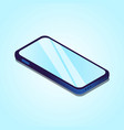 smartphone in isometric design vector image