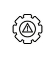 sign a system error simple vector image vector image