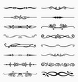 short dividers set 3 vector image