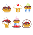 cupcakes vector image