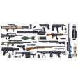 military weapon army weapons rocket grenade vector image vector image