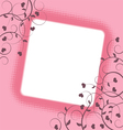 valentine background vector image vector image