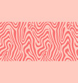abstract pink curve shape seamless pattern vector image