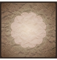 vintage background with ornamental frame vector image vector image