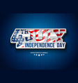independence day of the usa vector image