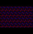 red and blue heart pattern vector image vector image