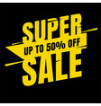 sale banner template vector image