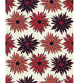 seamless floral pattern with chrysanthemum vector image