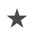 star icon rank sparkle symbol trendy fla vector image