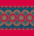 african wax print fabric ethnic handmade flowers vector image vector image