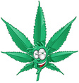 fun marijuana cartoon vector image vector image