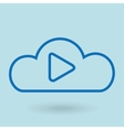 media player design vector image