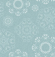 seamless pattern snowflakes vector image