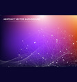 abstract plexus background with connected lines vector image