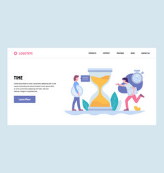 Timer application ui design concept Royalty Free Vector