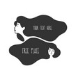 women with cloud hair vector image vector image