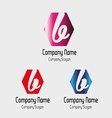 b letter logo - symbol vector image