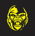 gorilla vector image