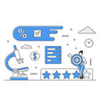 details information checklist vector image vector image