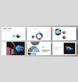 minimalistic layout presentation vector image