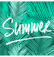 summer poster design vector image vector image